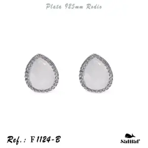Pendiente Plata F1124-B