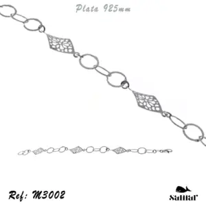 Pulsera Plata M3002
