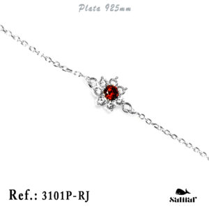 Pulseras Plata 3101-P-RJ